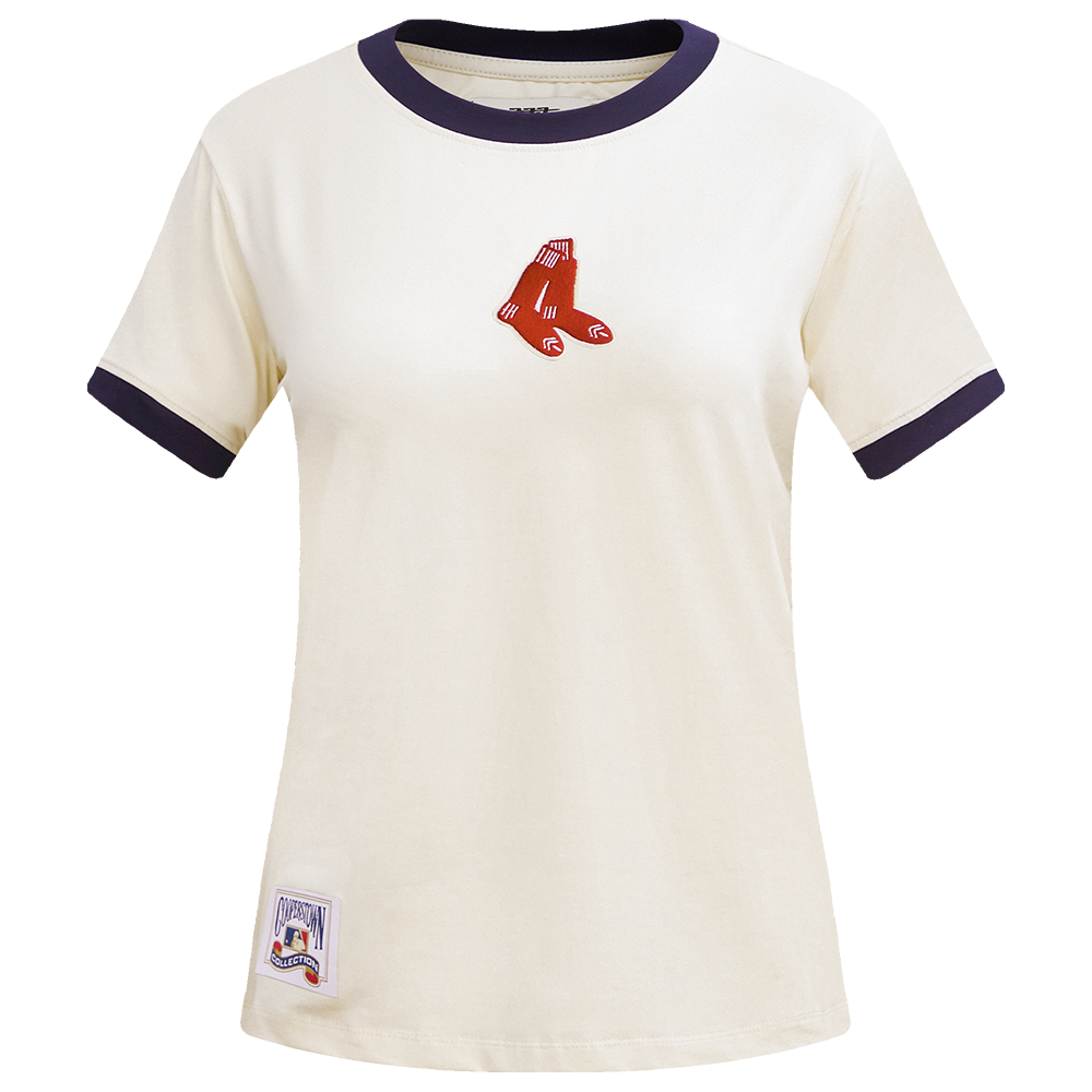 MANGA CORTA MLB BOSTON RED SOX PINSTRIPE RETRO CLASSIC PARA MUJER