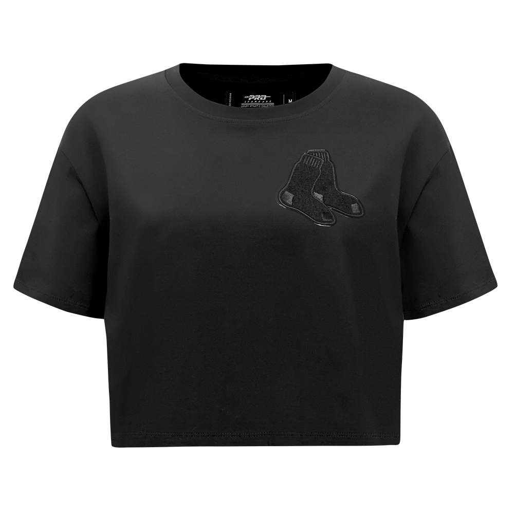 MANGA CORTA CROP MLB BOSTON RED SOX CLASSIC 3BK PARA MUJER