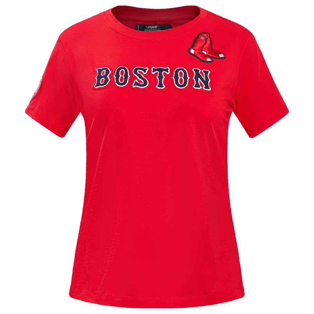 MANGA CORTA MLB BOSTON RED SOX CLASSIC ESSENTIALS PARA MUJER