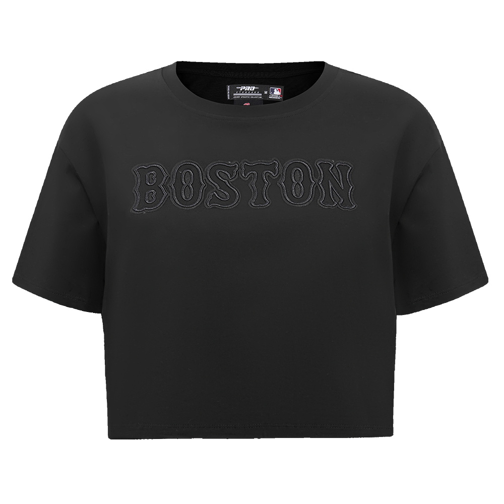 MANGA CORTA CROP MLB BOSTON RED SOX NEUTRAL PARA MUJER