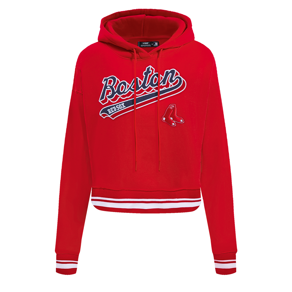 SUDADERA CON GORRO MLB BOSTON RED SOX SCRIPT TAIL PARA MUJER