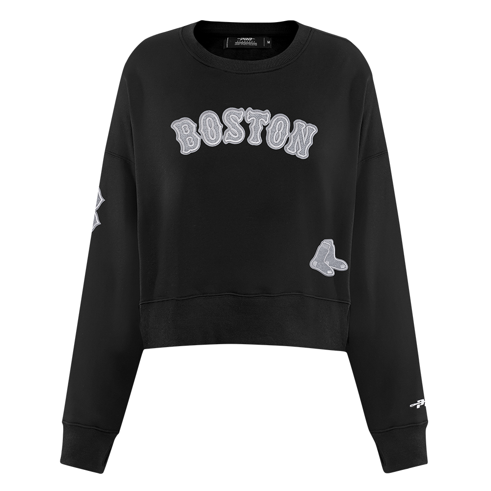 SUDADERA DE CUELLO REDONDO MLB BOSTON RED SOX REVERSE FRENCH TERRY PARA MUJER