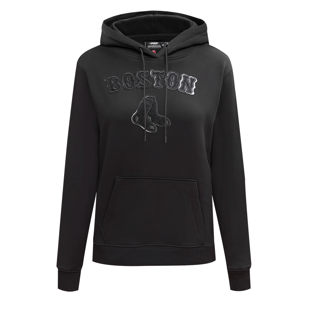 SUDADERA CON GORRO MLB BOSTON RED SOX CLASSIC 3BK PARA MUJER