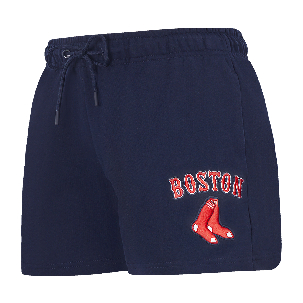 SHORTS DE ALGODÓN MLB BOSTON RED SOX CLASSIC CHENILLE PARA MUJER