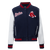 CHAMARRA UNIVERSITARIA MLB BOSTON RED SOX SCRIPT TAIL PARA MUJER