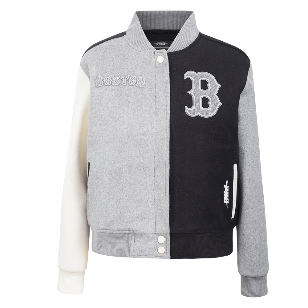 CHAMARRA UNIVERSITARIA MLB BOSTON RED SOX REVERSE FRENCH TERRY PARA MUJER