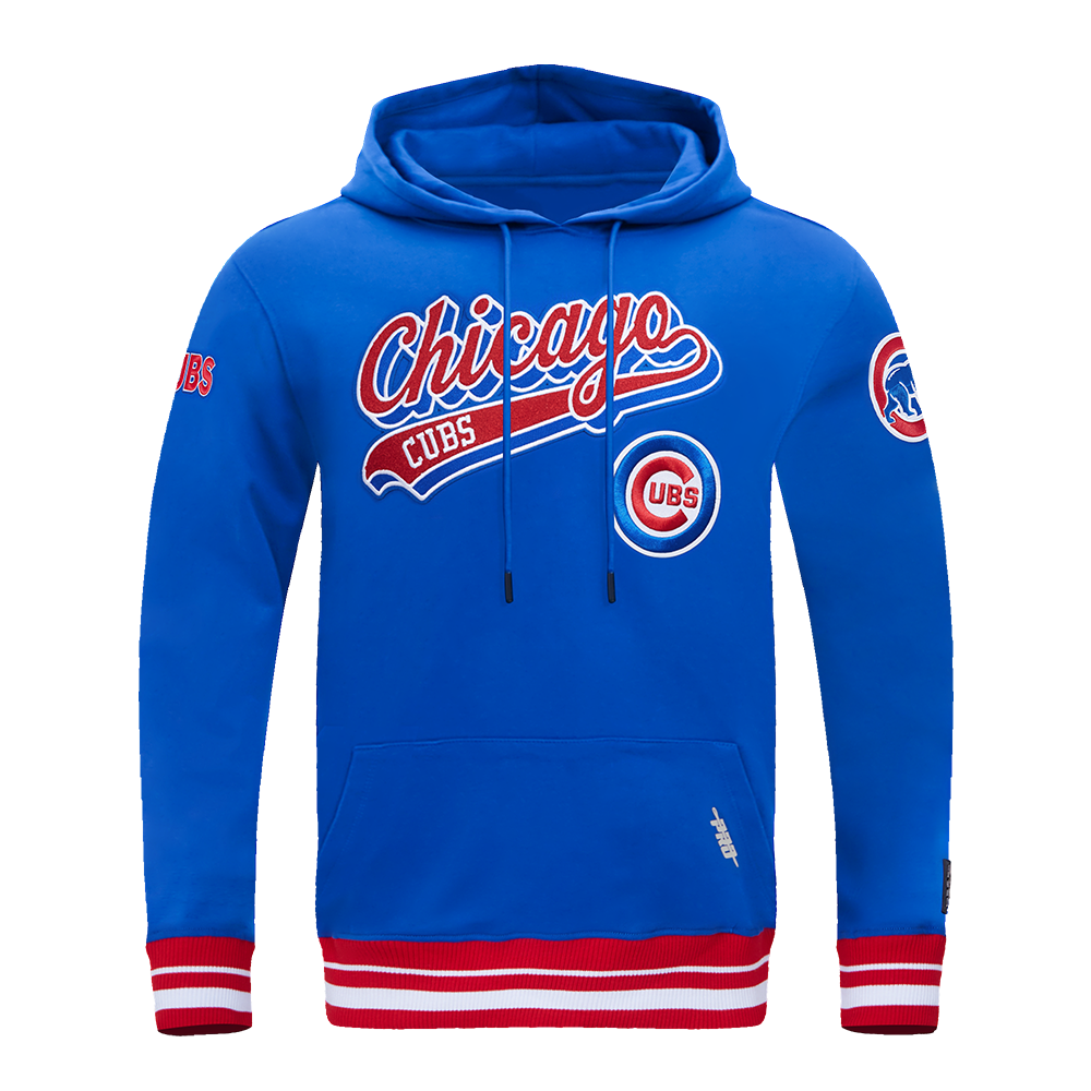 SUDADERA CON GORRO MLB CHICAGO CUBS SCRIPT TAIL