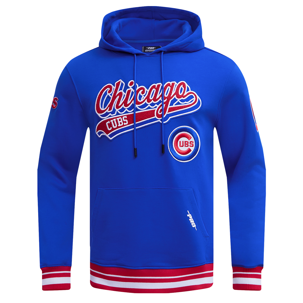 SUDADERA CON GORRO MLB CHICAGO CUBS SCRIPT TAIL