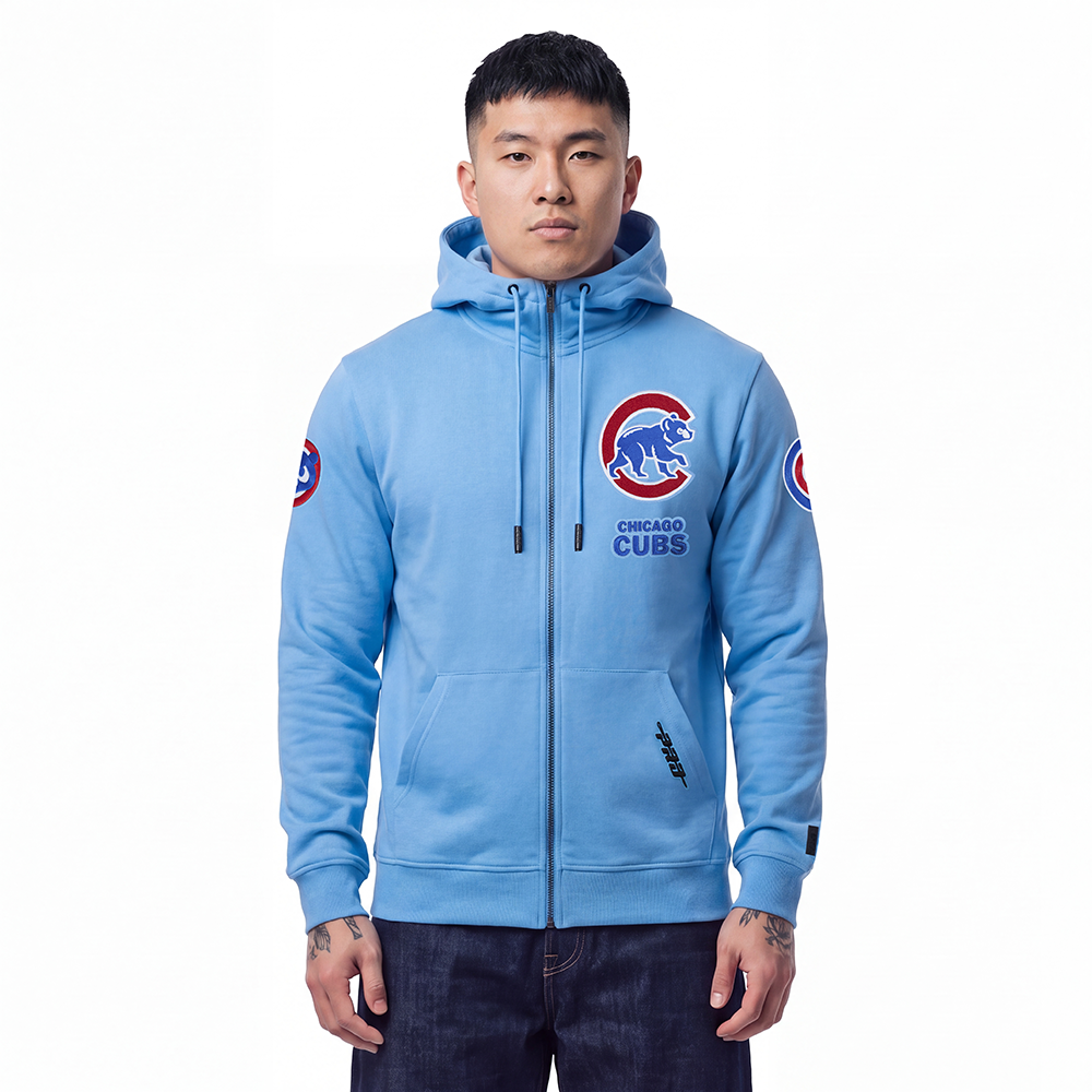SUDADERA CON CIERRE MLB CHICAGO CUBS CLASSIC CHENILLE