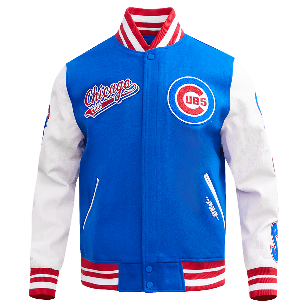 CHAMARRA UNIVERSITARIA MLB CHICAGO CUBS SCRIPT TAIL