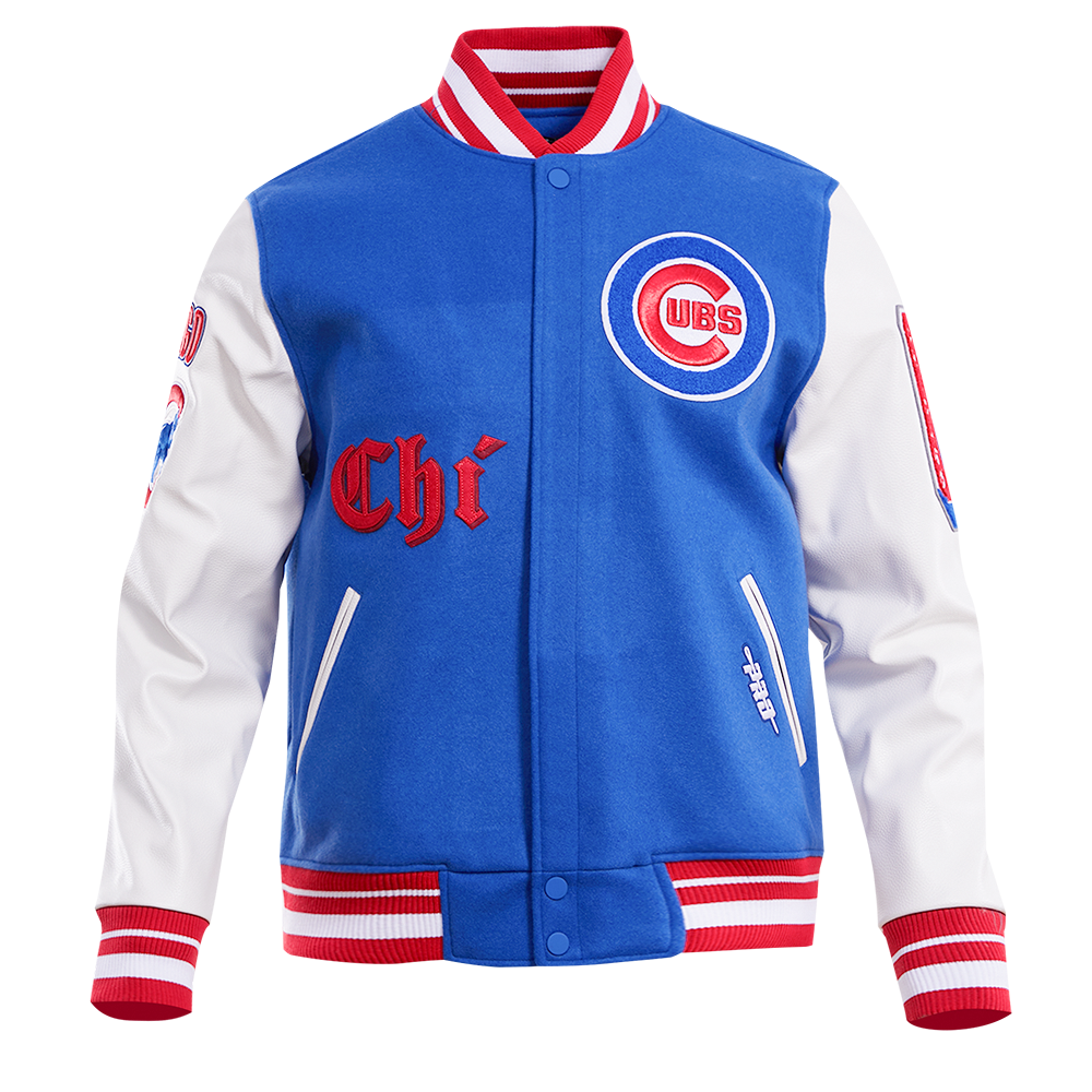 CHAMARRA UNIVERSITARIA MLB CHICAGO CUBS OLD ENGLISH
