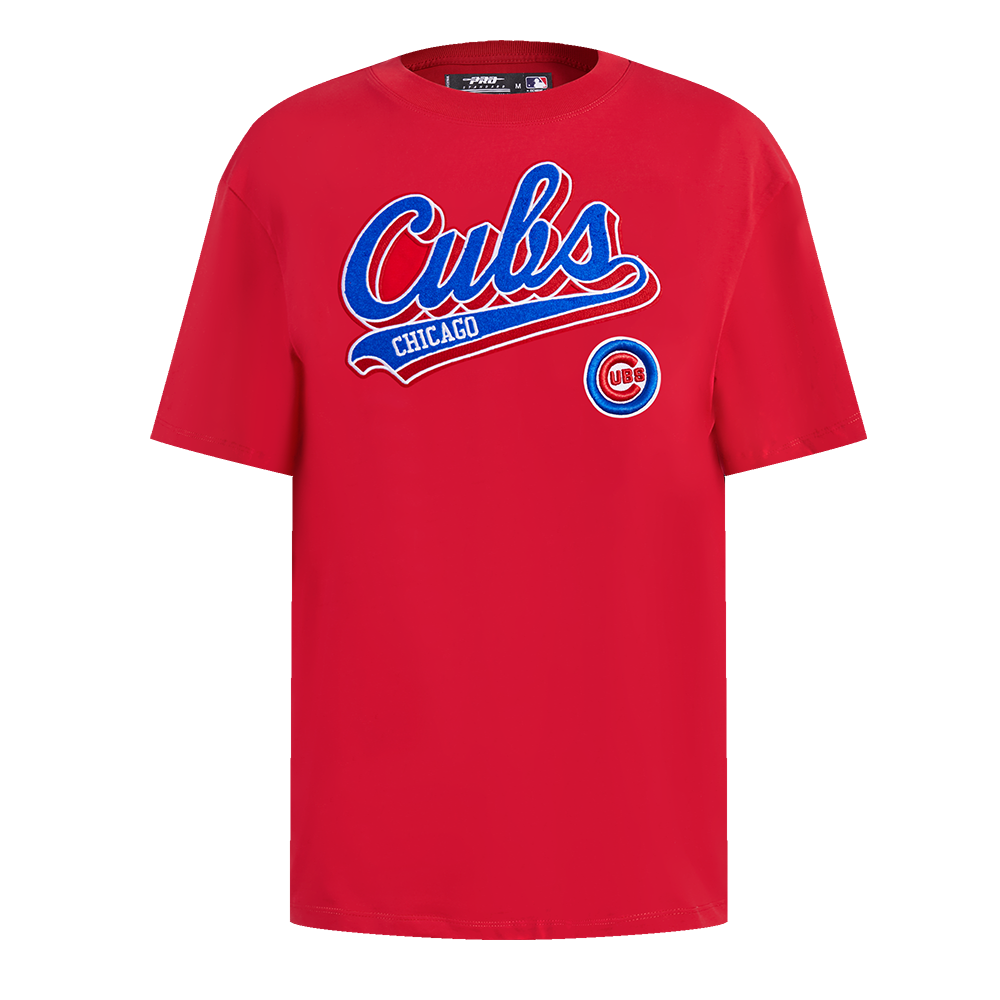 MANGA CORTA BOYFRIEND MLB CHICAGO CUBS SCRIPT TAIL PARA MUJER