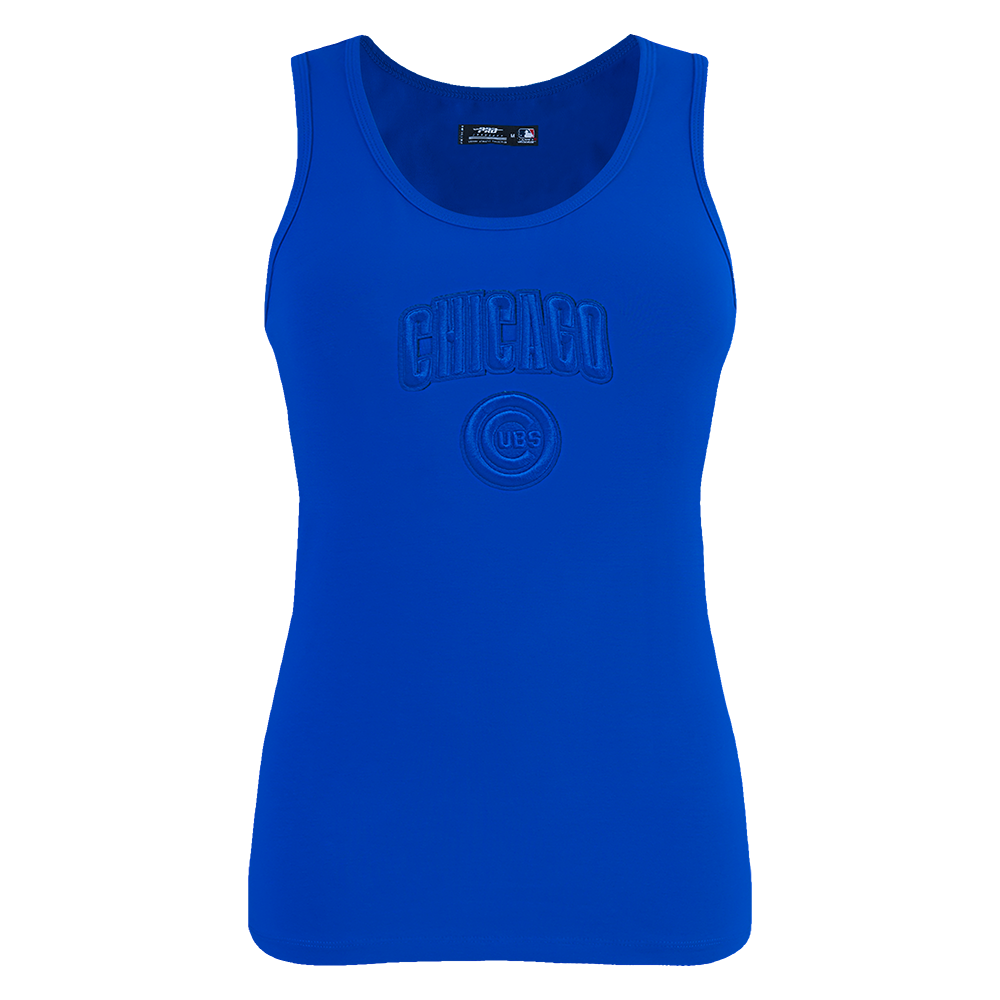 SIN MANGAS DE CORTE RELAJADO MLB CHICAGO CUBS TRIPLE TONAL PARA MUJER
