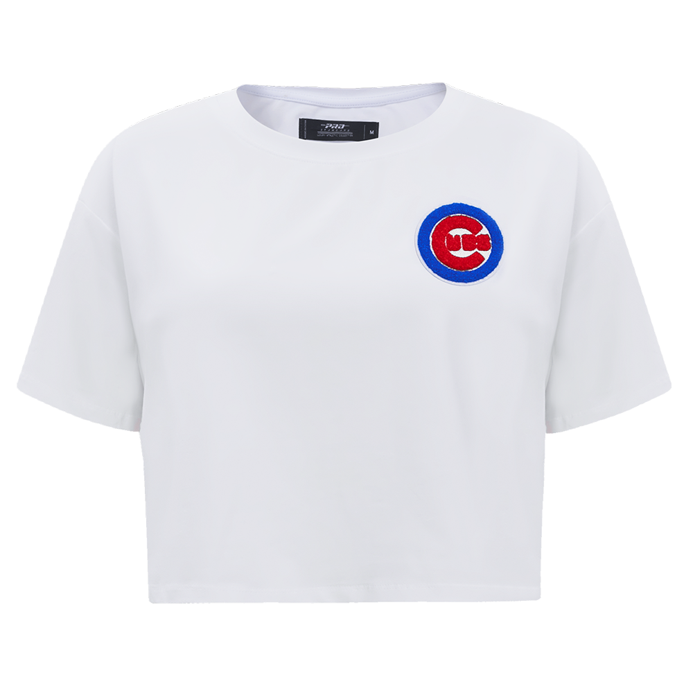 MANGA CORTA CROP MLB CHICAGO CUBS CLASSIC ESSENTIALS PARA MUJER