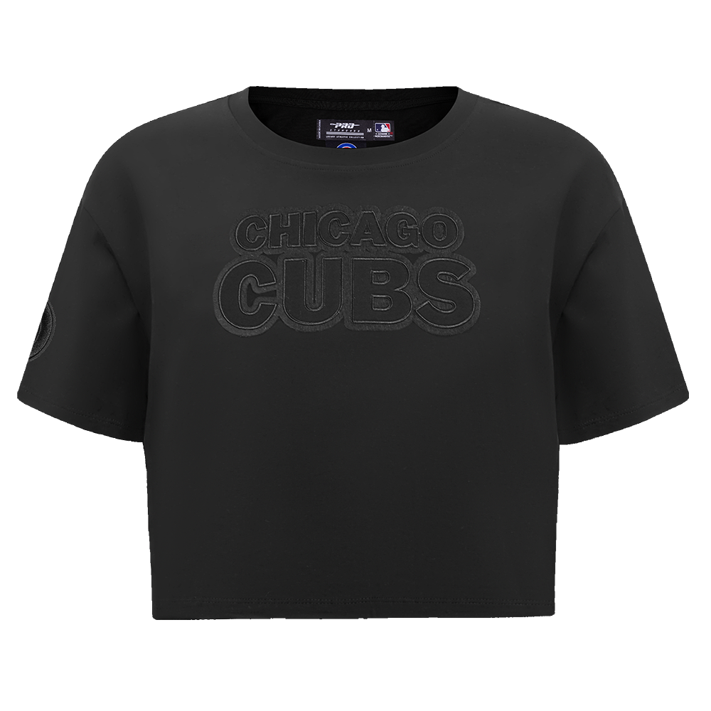 MANGA CORTA CROP MLB CHICAGO CUBS NEUTRAL PARA MUJER