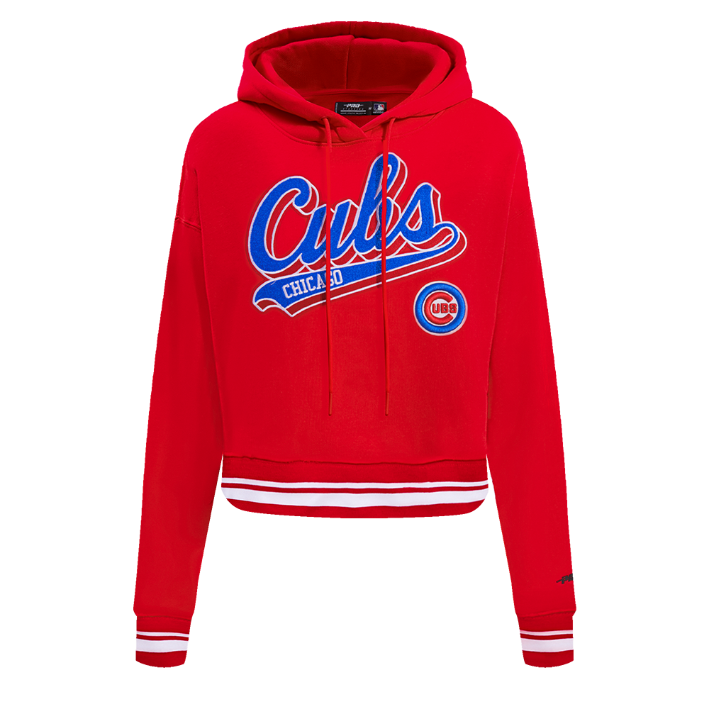 SUDADERA CON GORRO MLB CHICAGO CUBS SCRIPT TAIL PARA MUJER