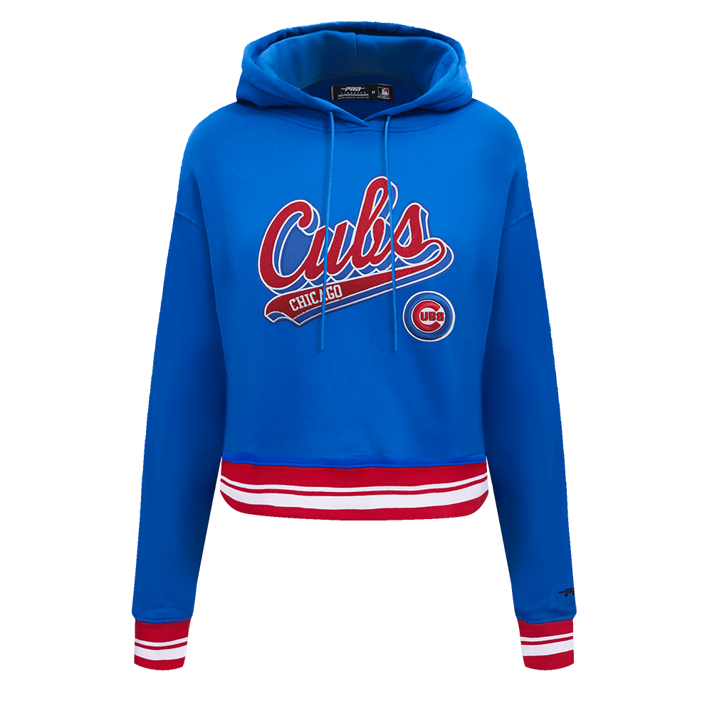 SUDADERA CON GORRO MLB CHICAGO CUBS SCRIPT TAIL PARA MUJER