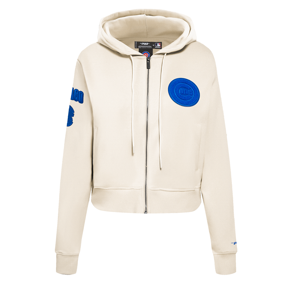 SUDADERA CON CIERRE MLB CHICAGO CUBS TRIPLE TONAL PARA MUJER