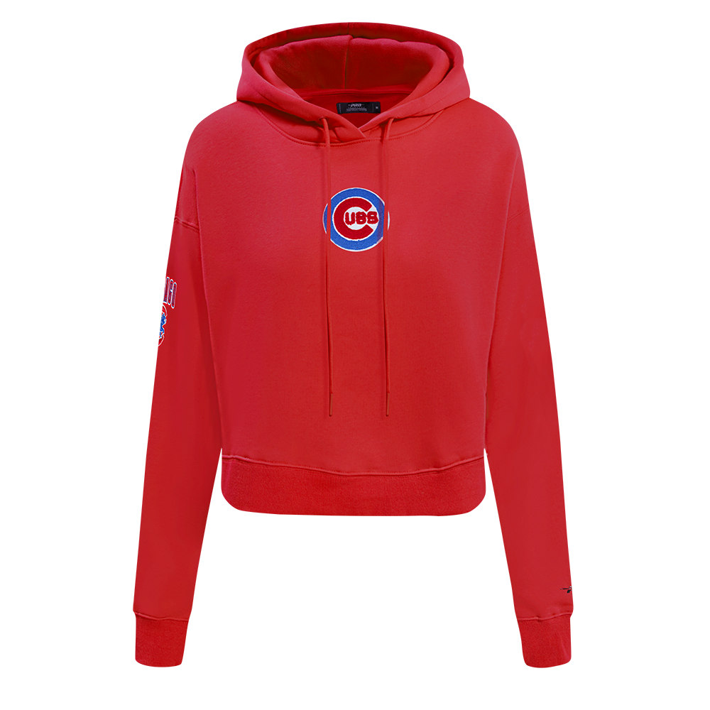 SUDADERA CON GORRO MLB CHICAGO CUBS CLASSIC ESSENTIALS PARA MUJER