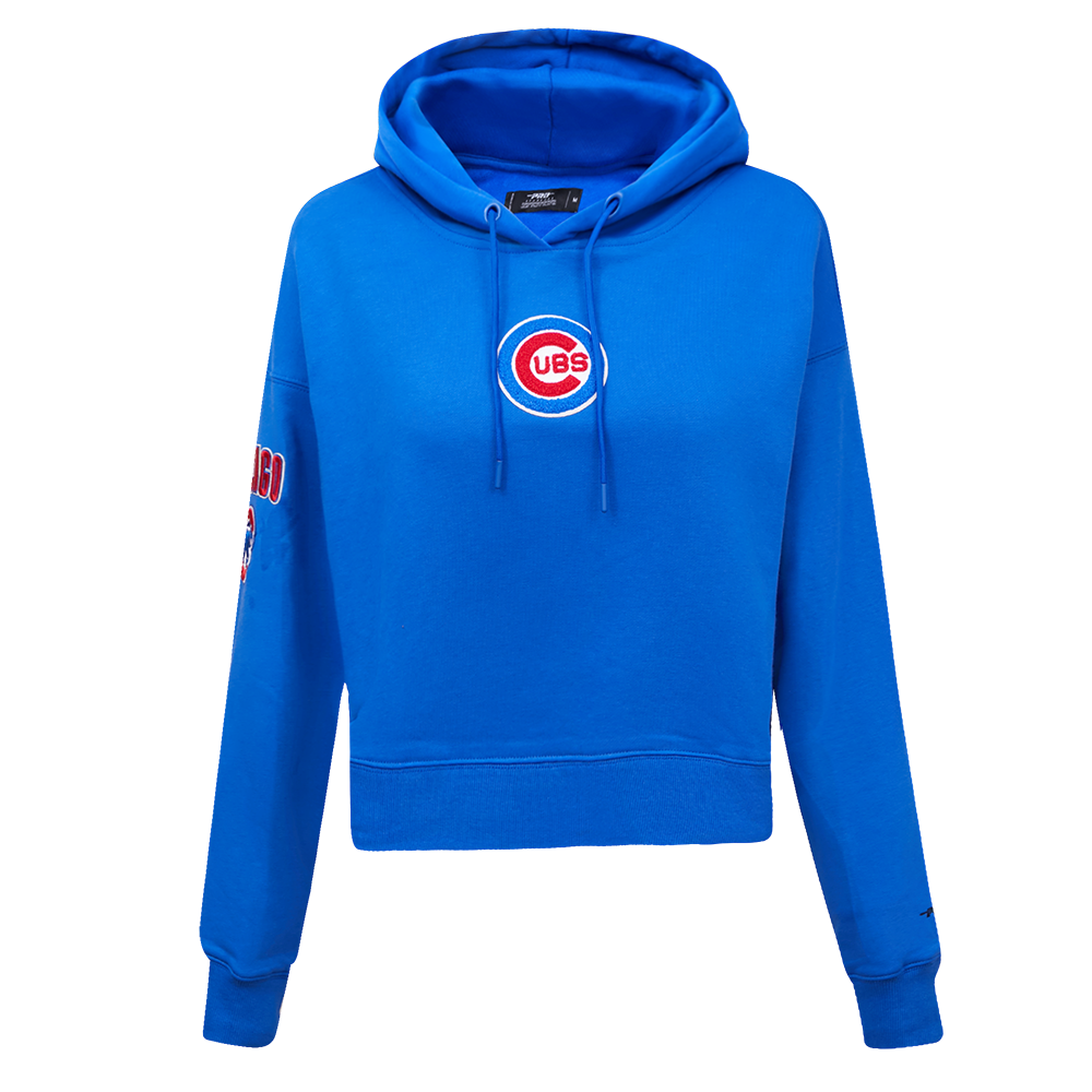 SUDADERA CON GORRO MLB CHICAGO CUBS CLASSIC ESSENTIALS PARA MUJER