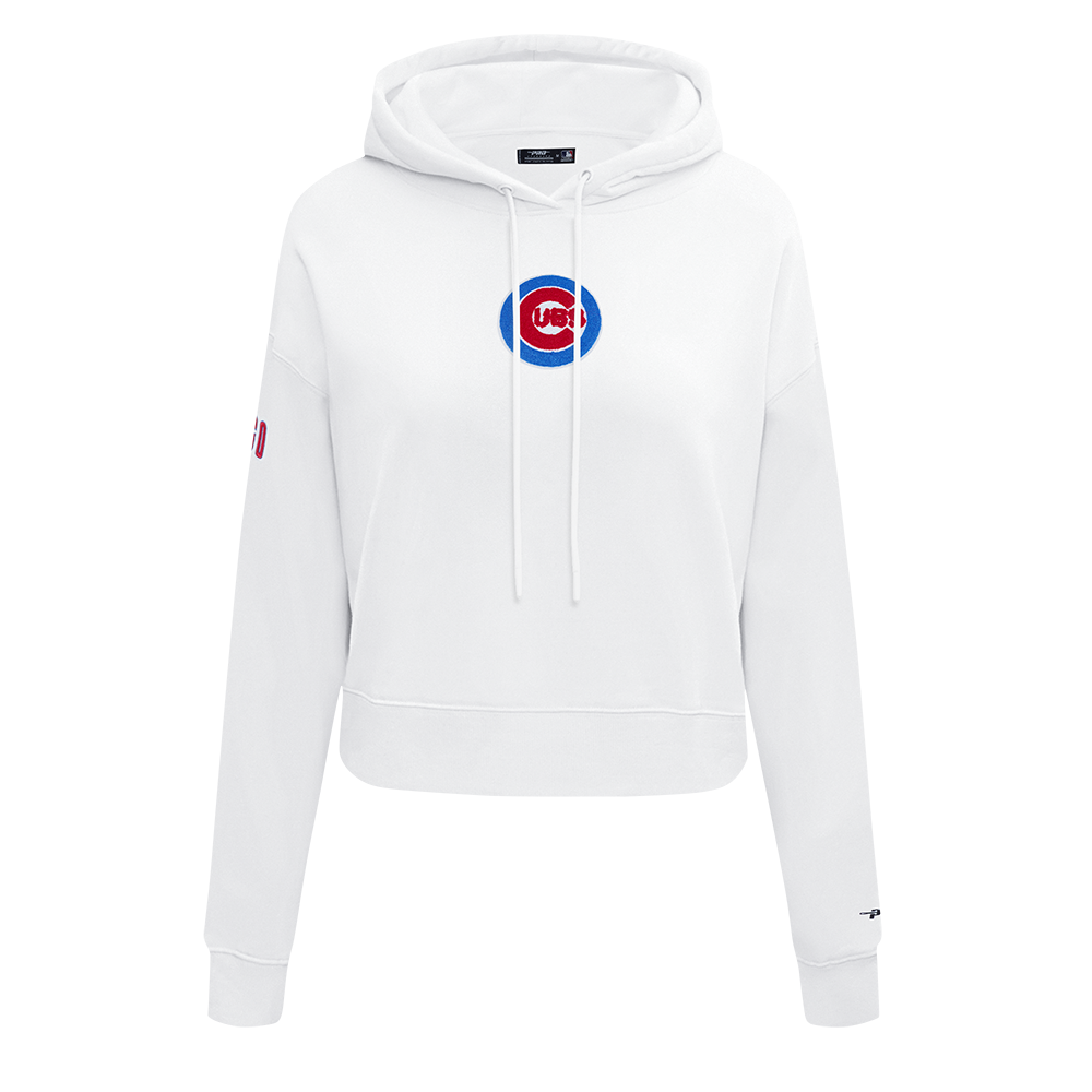 SUDADERA CON GORRO MLB CHICAGO CUBS CLASSIC ESSENTIALS PARA MUJER
