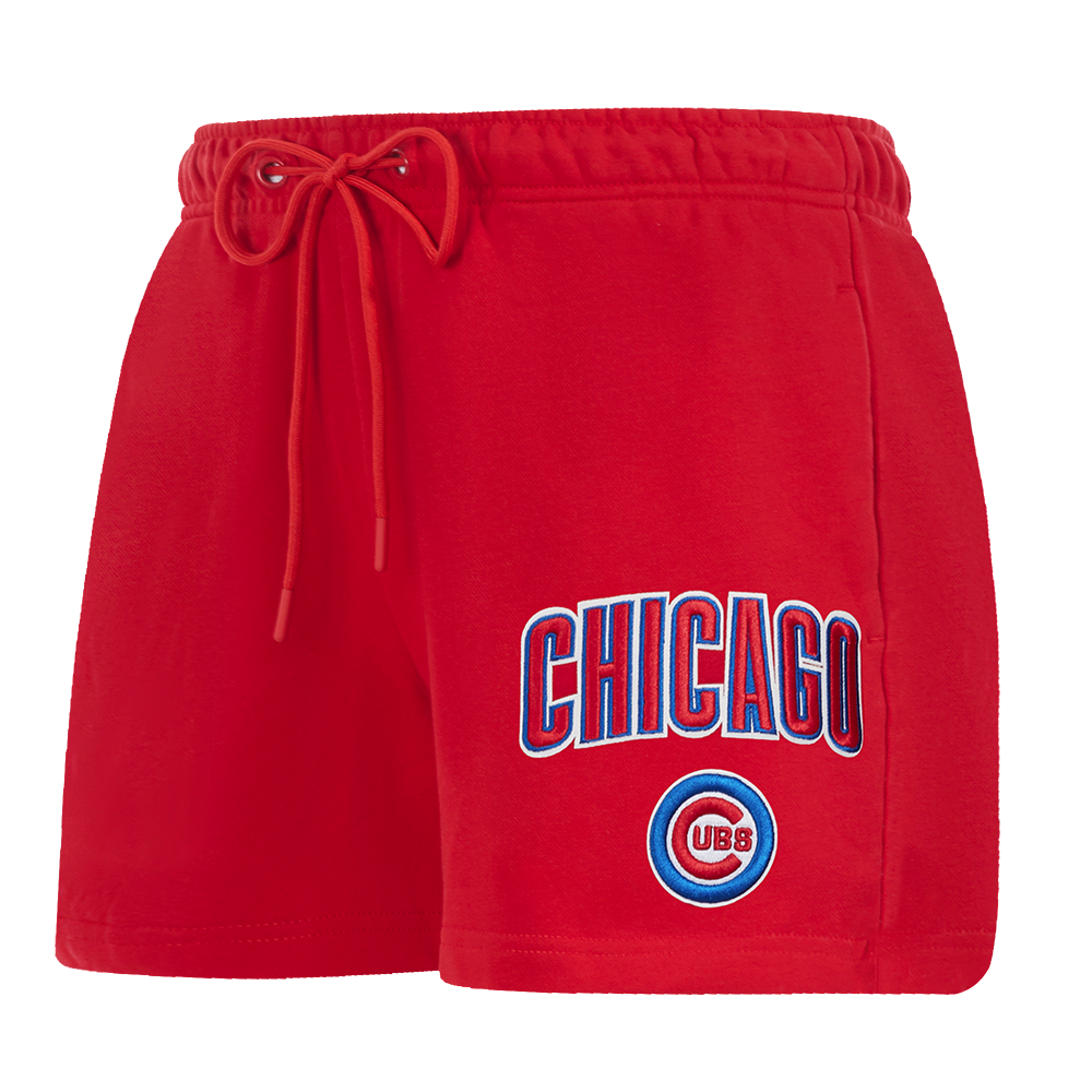 SHORTS DE ALGODÓN MLB CHICAGO CUBS CLASSIC CHENILLE PARA MUJER