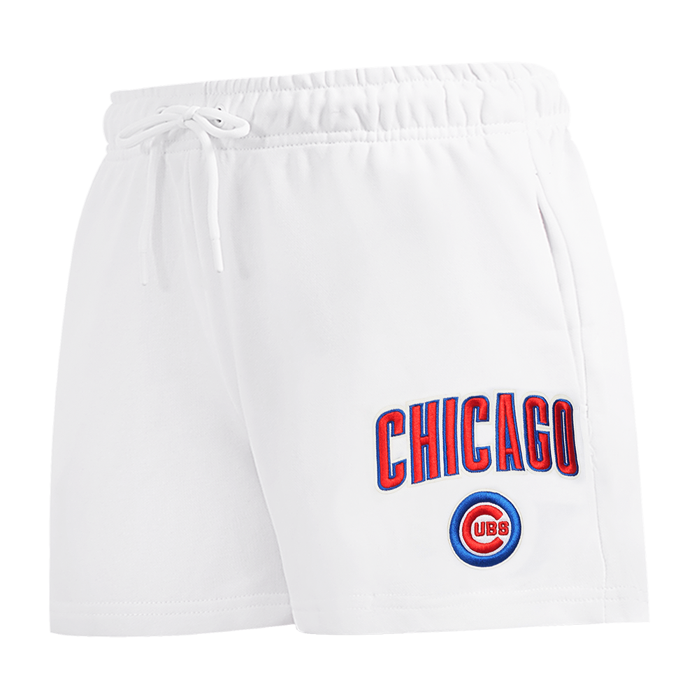 SHORTS DE ALGODÓN MLB CHICAGO CUBS CLASSIC CHENILLE PARA MUJER