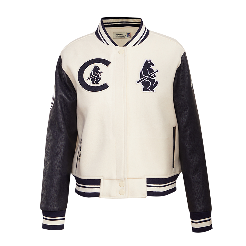 CHAMARRA UNIVERSITARIA MLB CHICAGO CUBS RETRO CLASSICS PARA MUJER