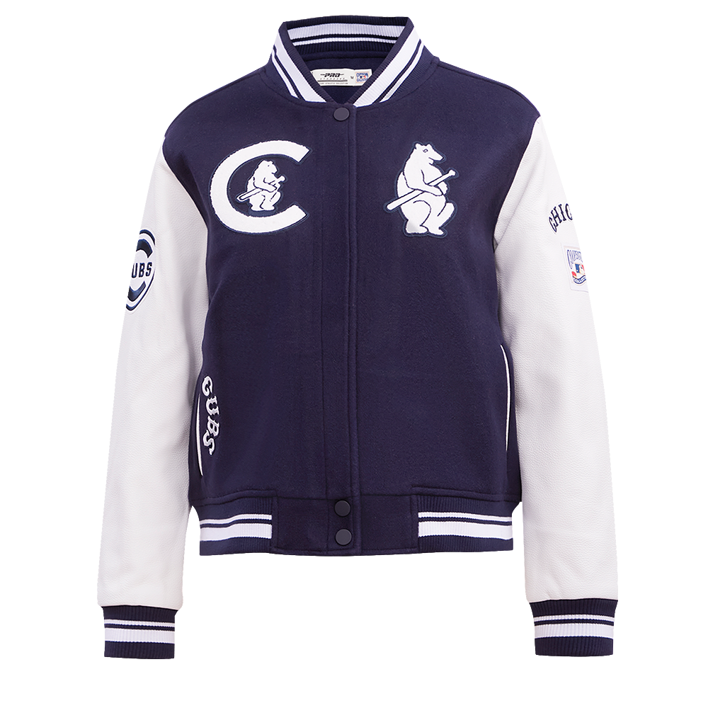 CHAMARRA UNIVERSITARIA MLB CHICAGO CUBS RETRO CLASSICS PARA MUJER