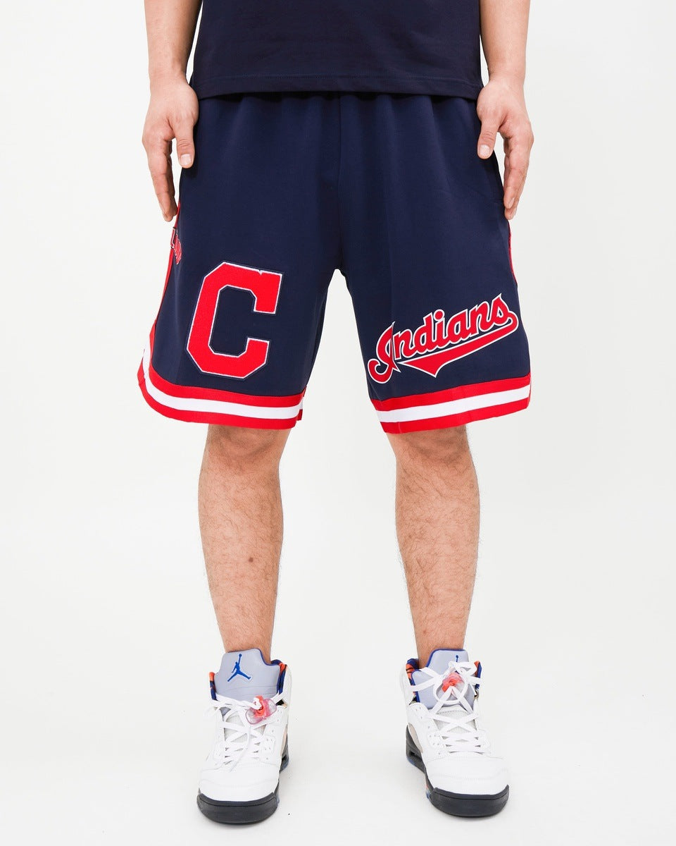 SHORTS DE BASQUETBOL MLB CLEVELAND GUARDIANS CLASSIC CHENILLE