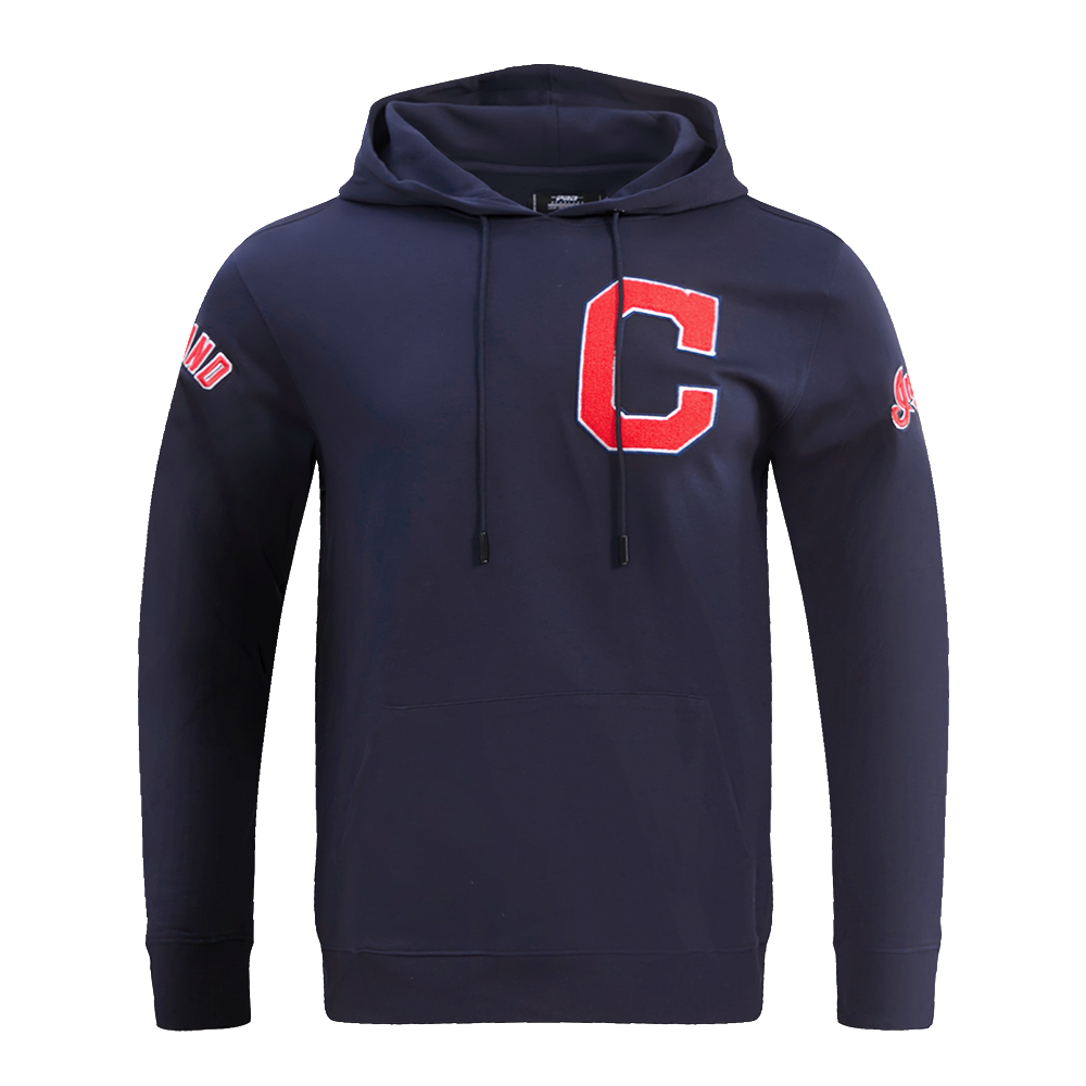 SUDADERA CON GORRO MLB CLEVELAND GUARDIANS CLASSIC CHENILLE