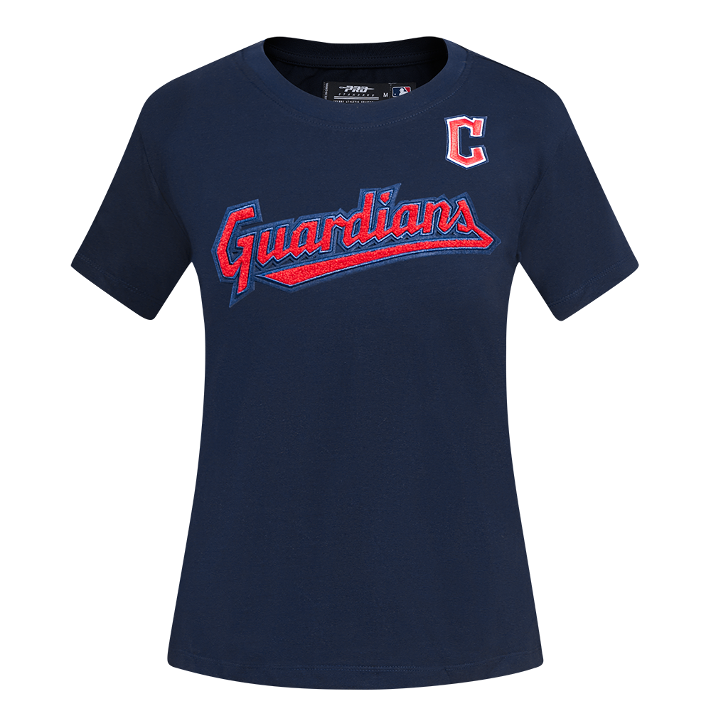 MANGA CORTA MLB CLEVELAND GUARDIANS CLASSIC CHENILLE PARA MUJER