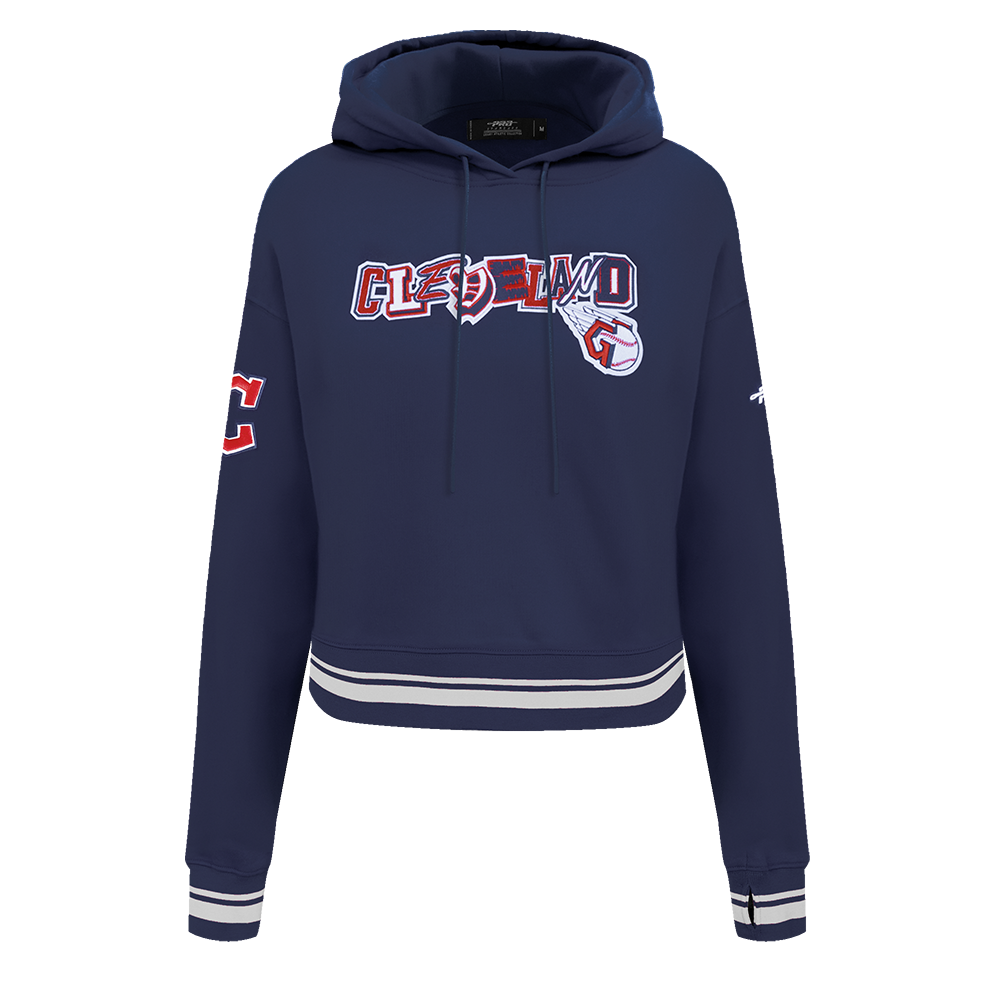 SUDADERA CON GORRO MLB CLEVELAND GUARDIANS PARA MUJER