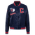 CHAMARRA DE SATÉN MLB CLEVELAND GUARDIANS RETRO CLASSICS PARA MUJER