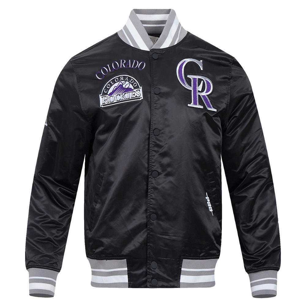CHAMARRA DE SATÍN MLB COLORADO ROCKIES RETRO CLASSICS