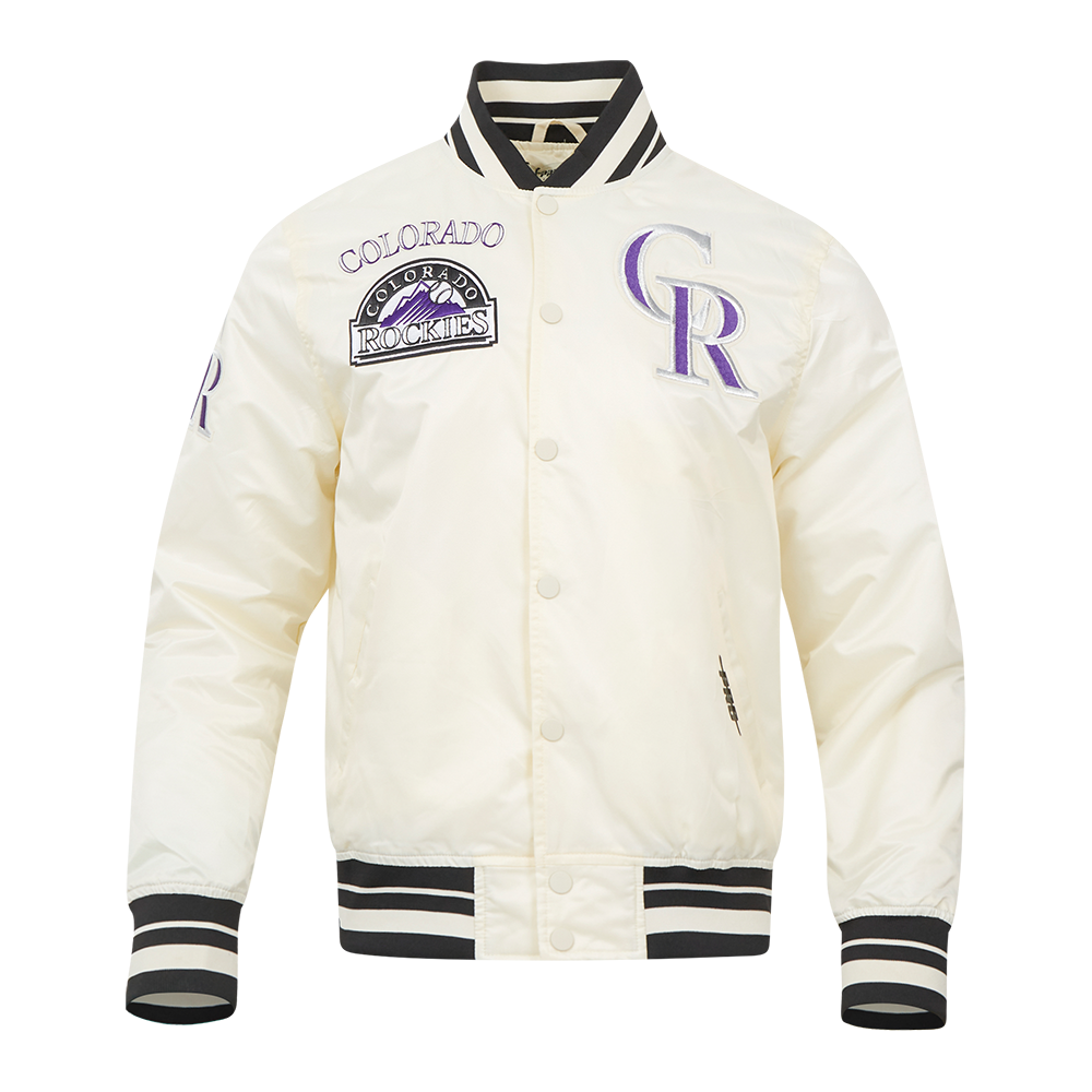 CHAMARRA DE SATÍN MLB COLORADO ROCKIES RETRO CLASSICS