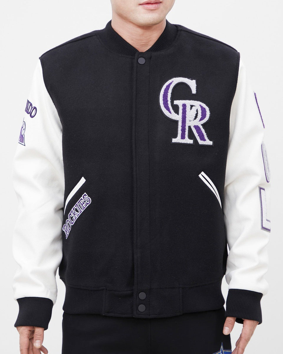 CHAMARRA UNIVERSITARIA MLB COLORADO ROCKIES CLASSIC VARSITY
