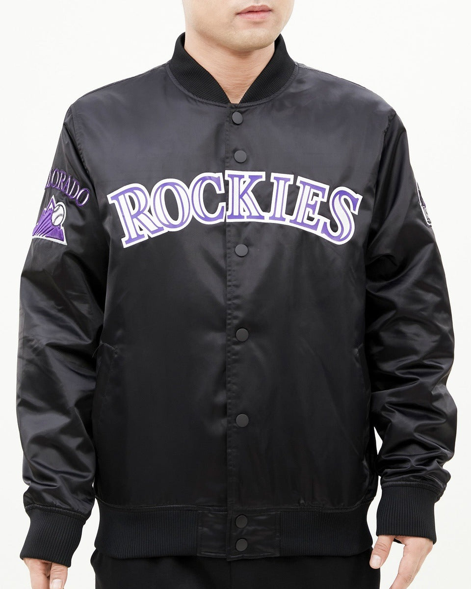 CHAMARRA DE SATÍN MLB COLORADO ROCKIES CLASSIC SATIN