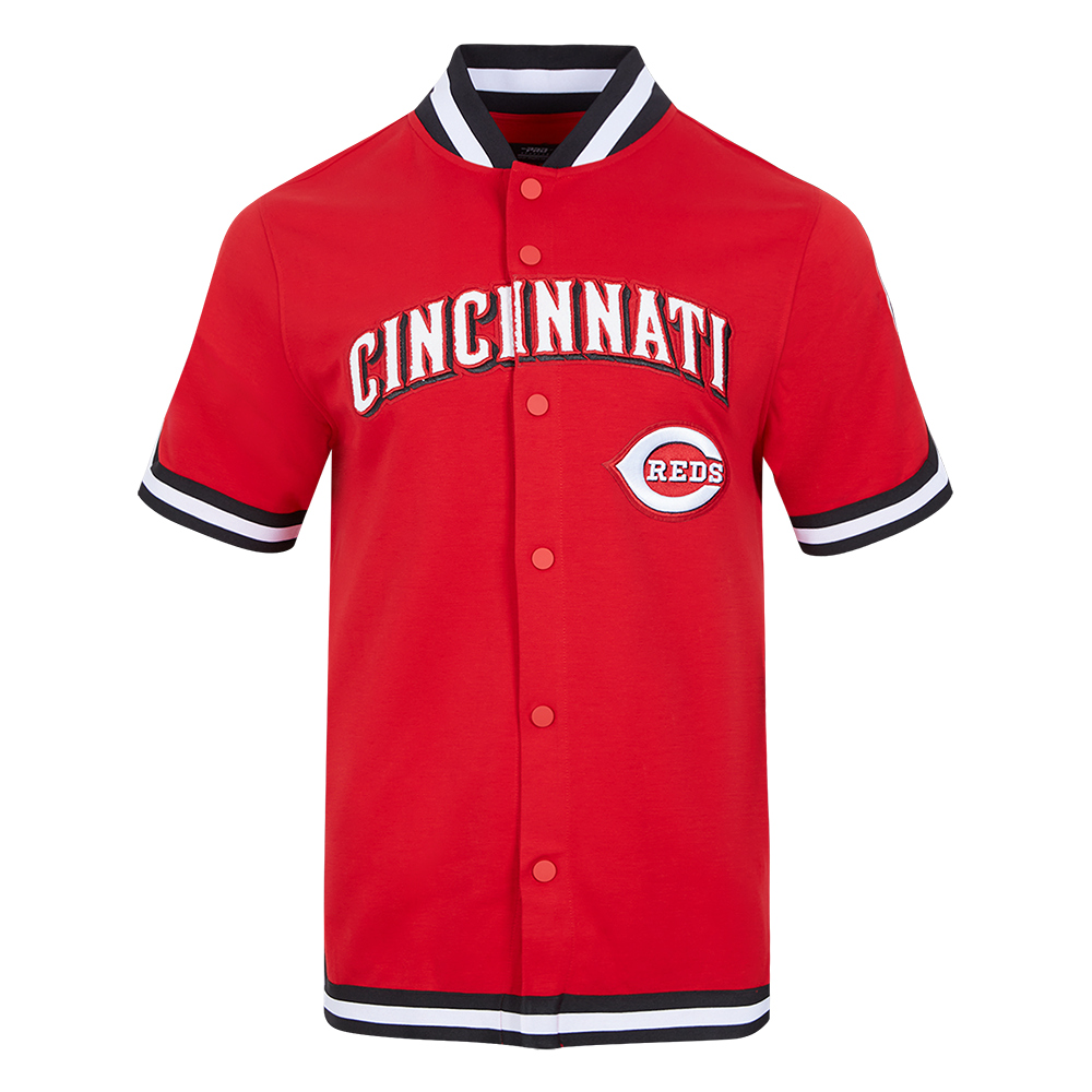 SOBRECAMISA DE MANGA CORTA MLB CINCINNATI REDS CLASSIC CHENILLE