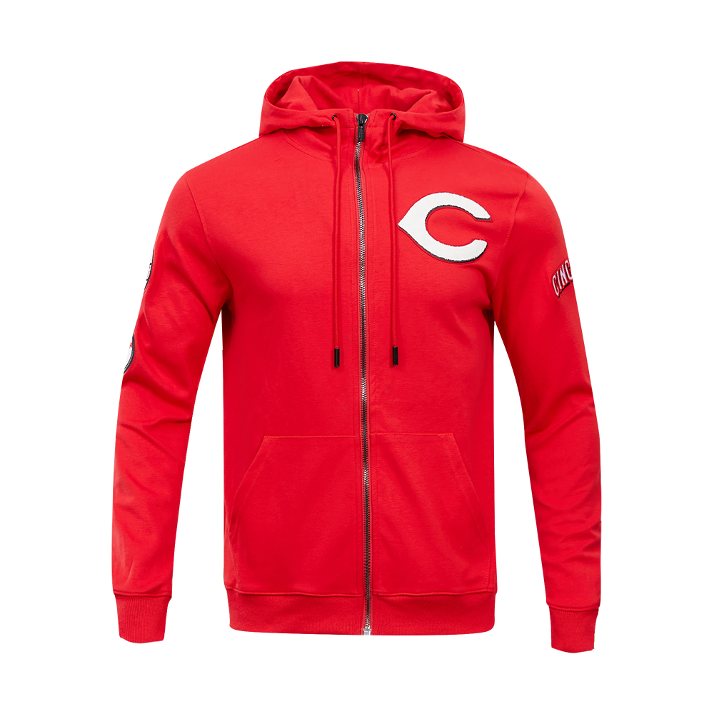 SUDADERA CON CIERRE MLB CINCINNATI REDS CLASSIC CHENILLE