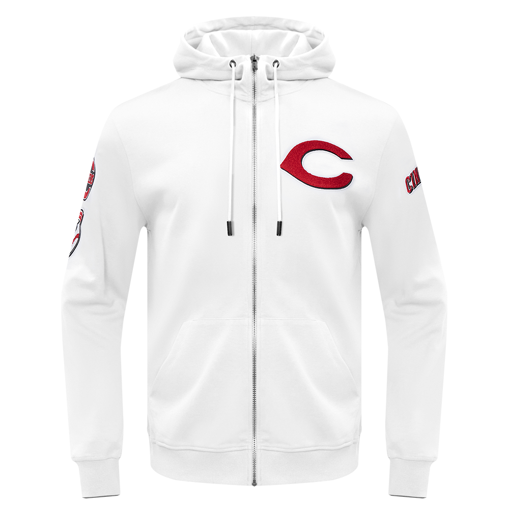 SUDADERA CON CIERRE MLB CINCINNATI REDS CLASSIC CHENILLE