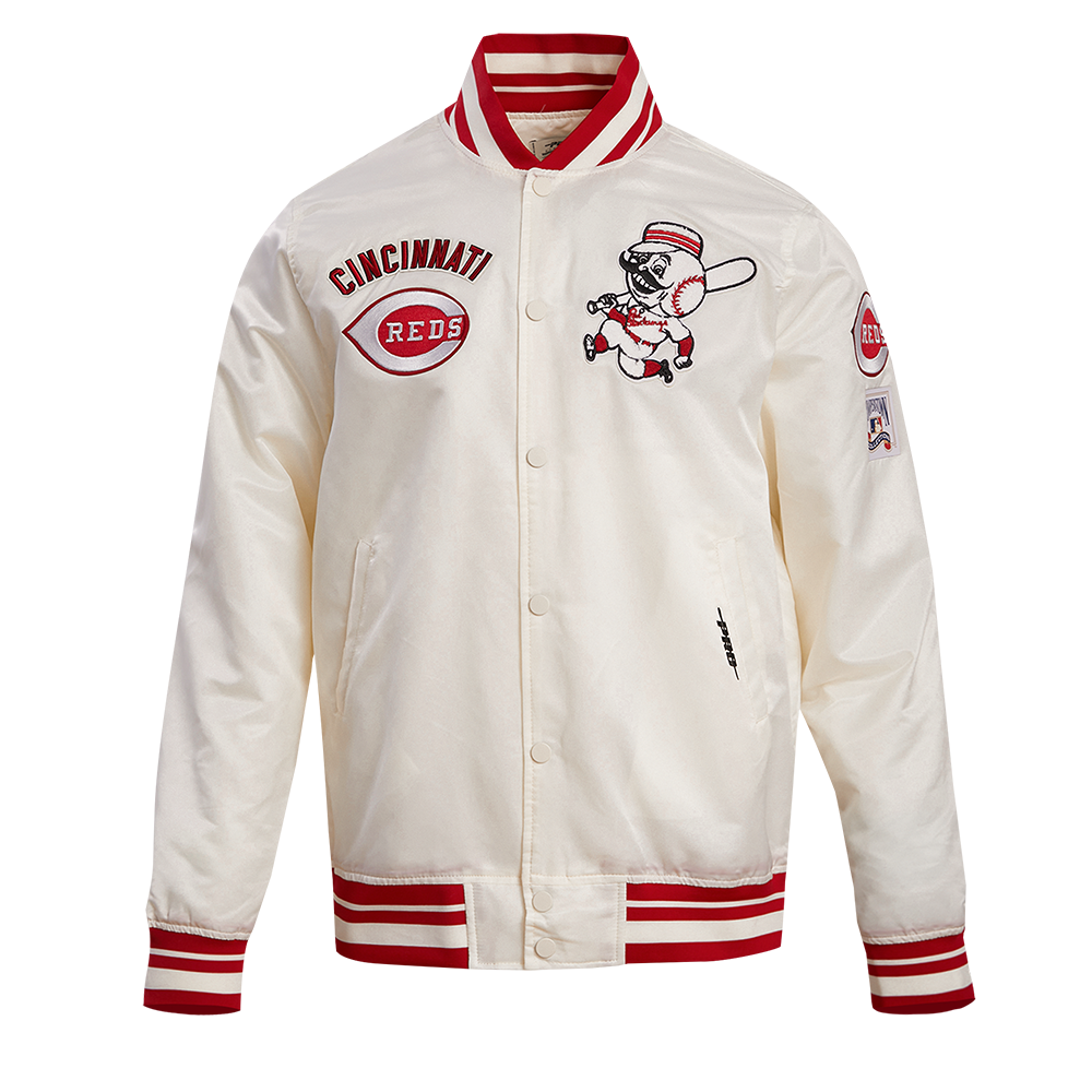 CHAMARRA DE SATÍN MLB CINCINNATI REDS RETRO CLASSICS