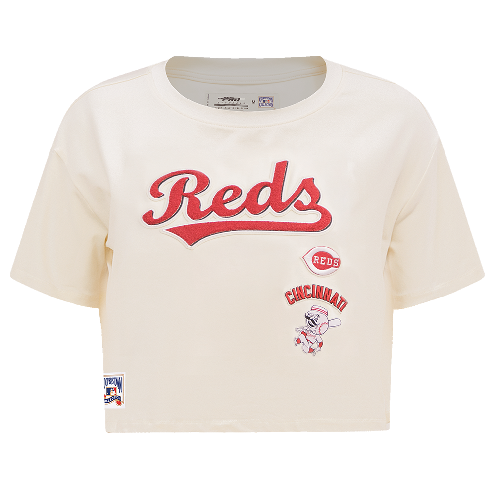 MANGA CORTA MLB CINCINNATI REDS RETRO CLASSICS PARA MUJER