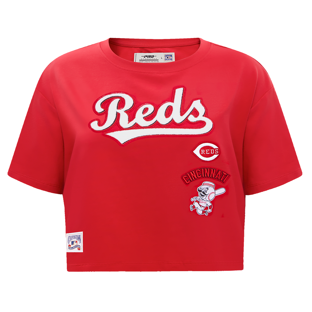 MANGA CORTA MLB CINCINNATI REDS RETRO CLASSICS PARA MUJER