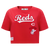 MANGA CORTA MLB CINCINNATI REDS RETRO CLASSICS PARA MUJER