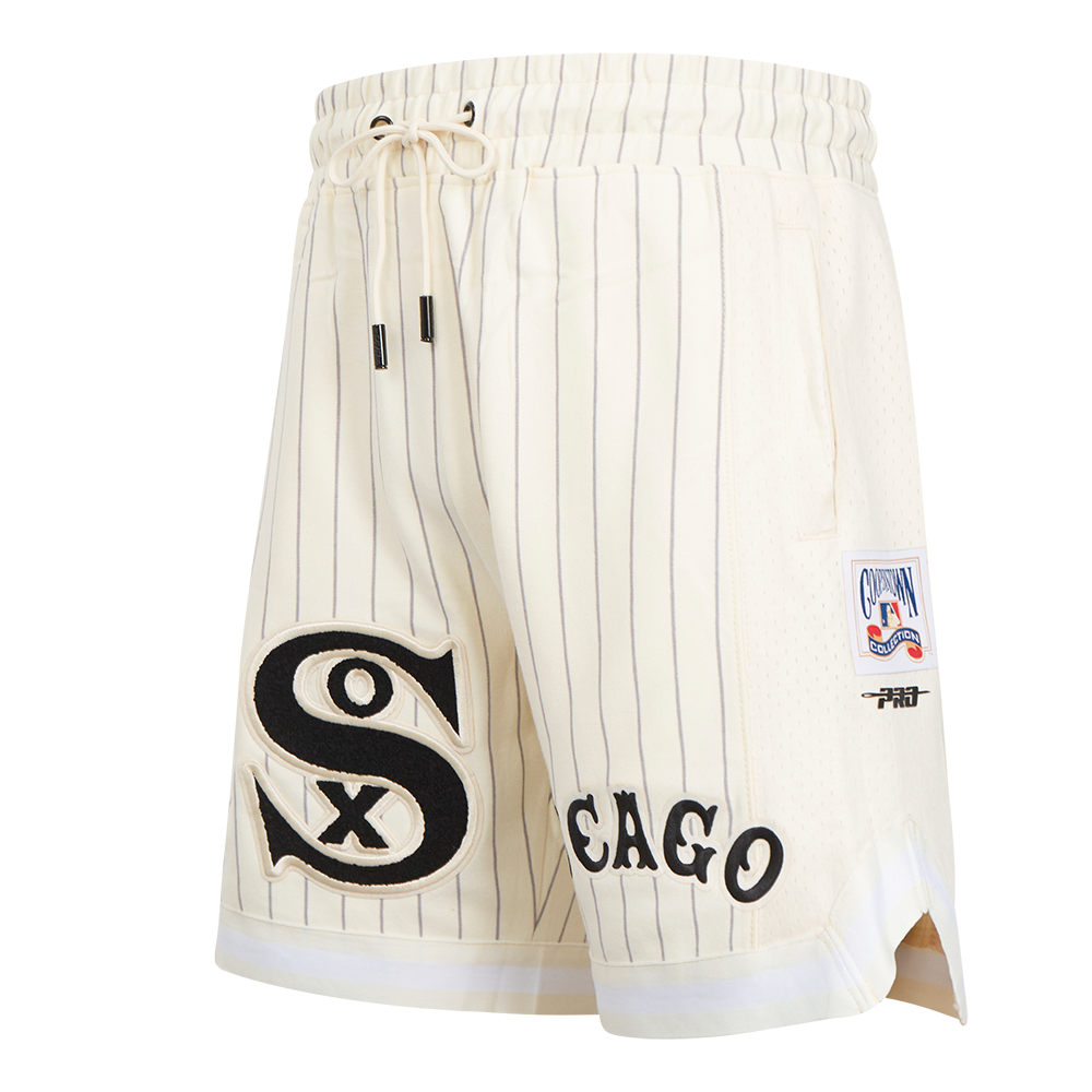 SHORTS DE BASQUETBOL MLB CHICAGO WHITE SOX PINSTRIPE RETRO CLASSIC