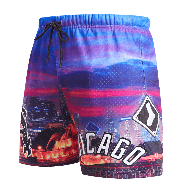 SHORTS DE MALLA MLB CHICAGO WHITE SOX CITY SCAPE