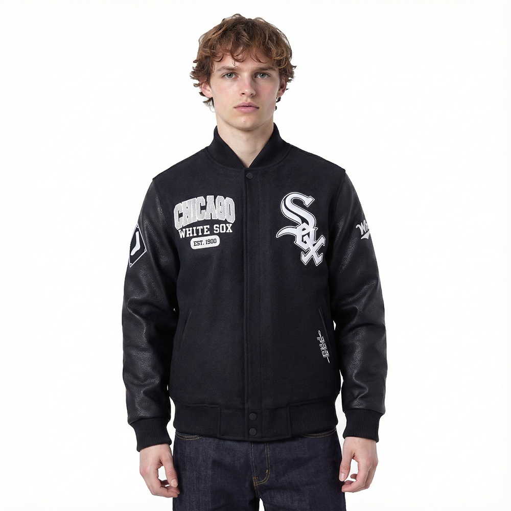 CHAMARRA UNIVERSITARIA MLB CHICAGO WHITE SOX CITY ARCH