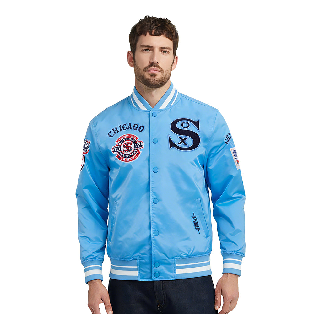 CHAMARRA DE SATIN MLB CHICAGO WHITE SOX RETRO CLASSICS