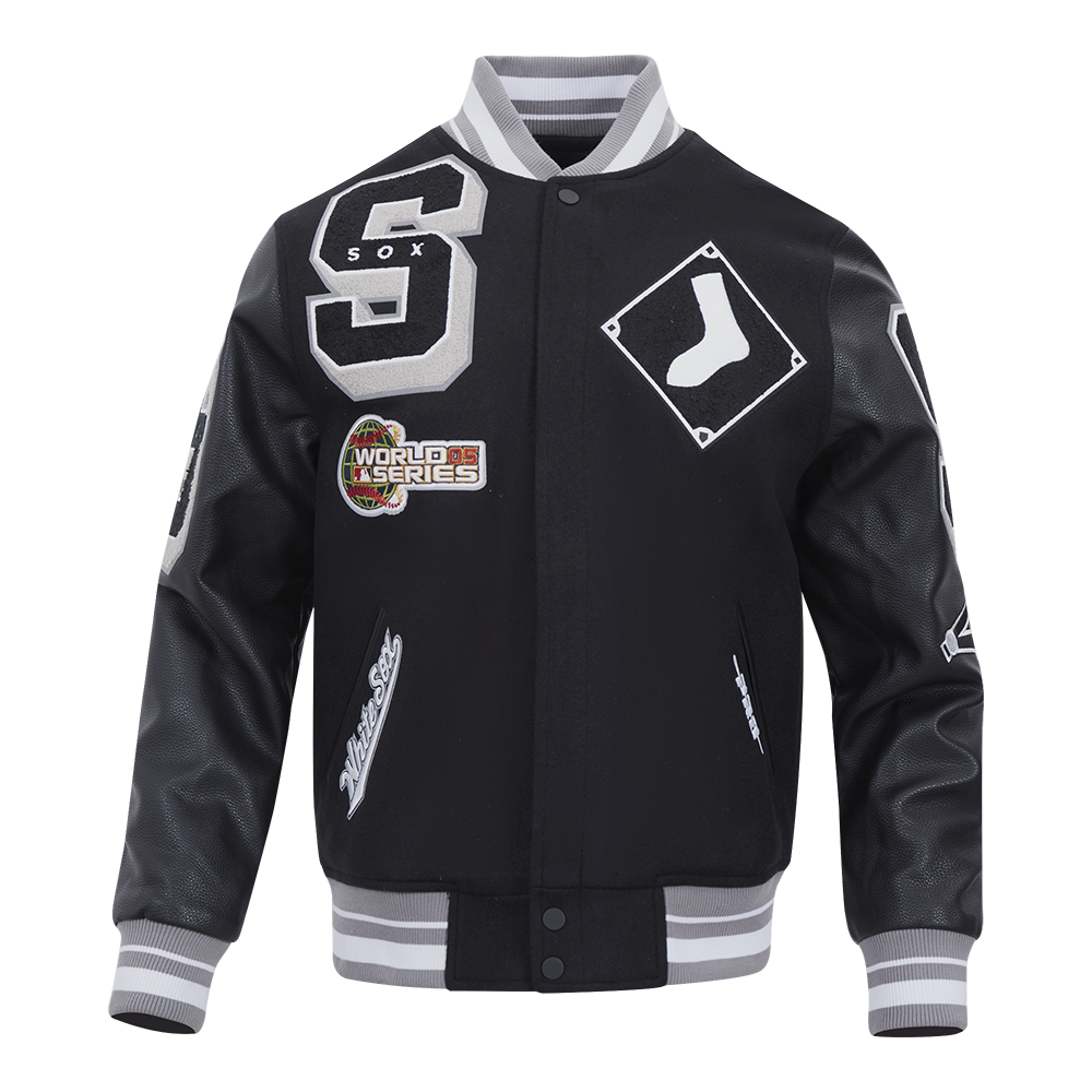 CHAMARRA UNIVERSITARIA MLB CHICAGO WHITE SOX MASH UP